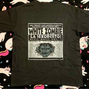 White Zombie La Sexorcisto Double-Sided 1992-1993 World Tour reproduction shirt